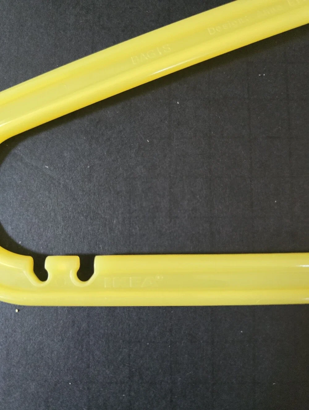 IKEA Kids Yellow Plastic Hangers QTY 17